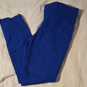 Banana‎ Republic Women's Bright Blue Sloan Trousers, Size 2